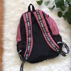 Victorias Secret PINK Drawstring Backpack Soft Begonia Victorias Secret PINK Drawstring Backpack Soft Begonia